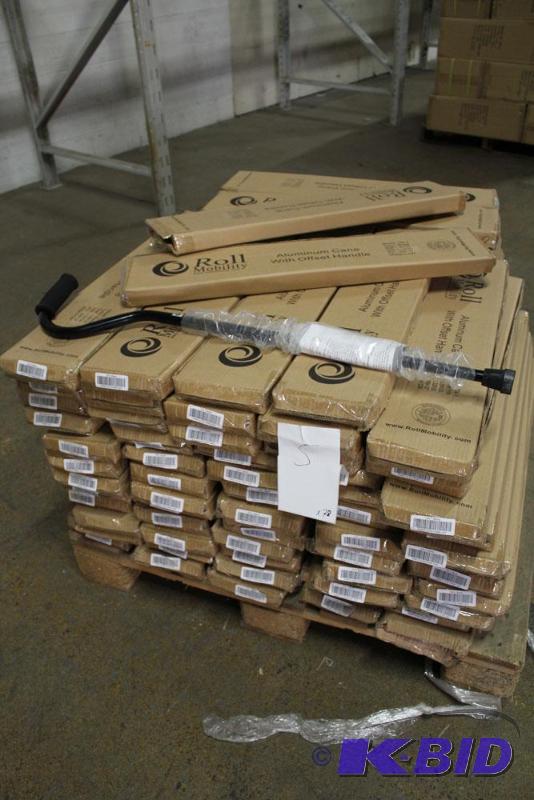 lot 5 image: Pallet of (78) NEW IN PACKAGE Offset Handle A...