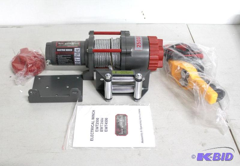 lot 57 image: Runva 2,500lb ATVUTV Winch. New in box. Incl...