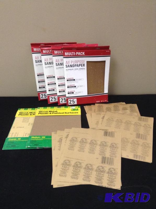 lot 116 image: Assortment of Sandpaper