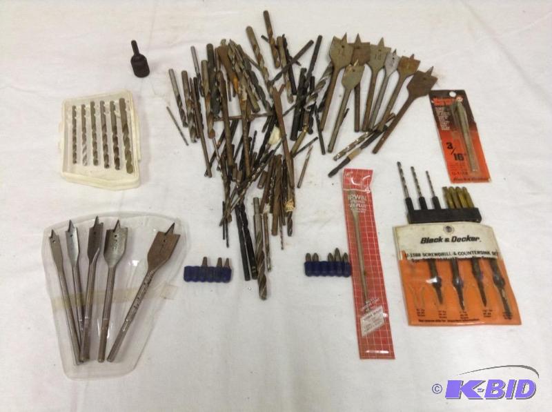 lot 117 image: Assortment of Drill Bits