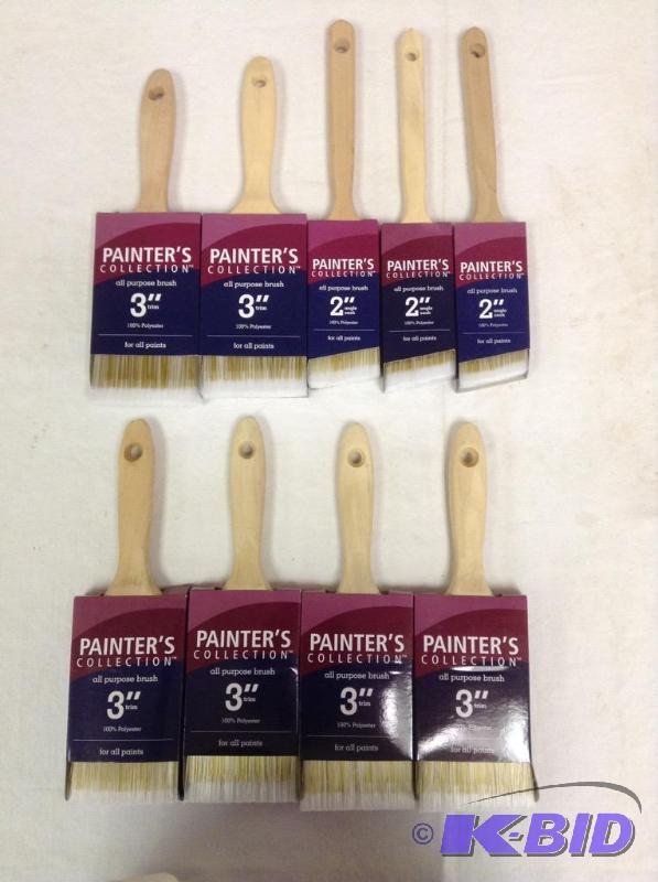 lot 125 image: Painters Collection 2 & 3 Paint Brushes