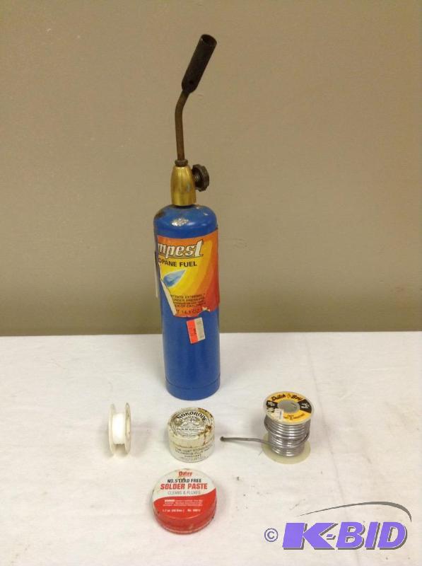lot 127 image: Blow Torch & Solder