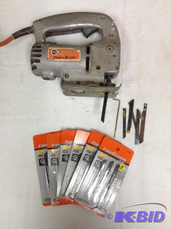 lot 149 image: Black & Decker Jig Saw & Blades