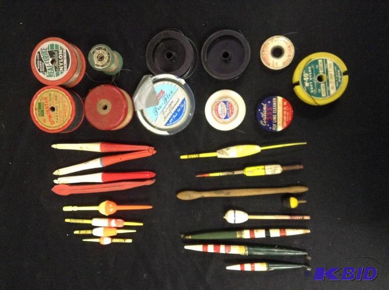 lot 160 image: Fishing Line & Bobbers