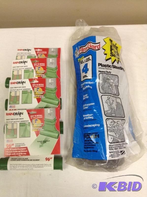 lot 175 image: Plastic Sheeting & RainDrain