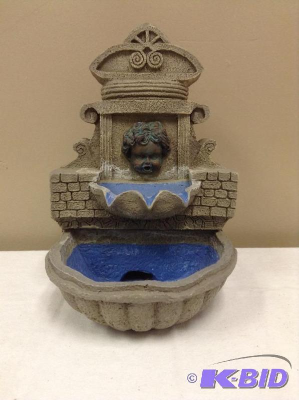 lot 18 image: Cherub Water Fountain Feature