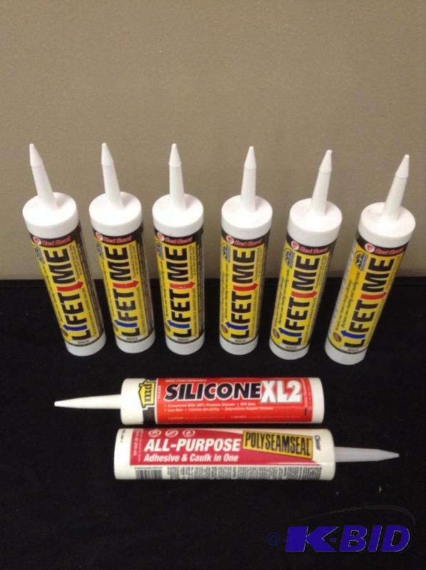 lot 33 image: 8 Tubes of Adhesive Sealant