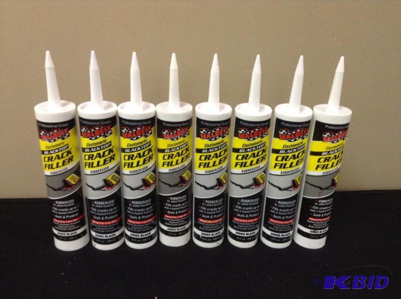 lot 35 image: 8 Tubes of SealBest Professional Grade Blacktop Crack Filler