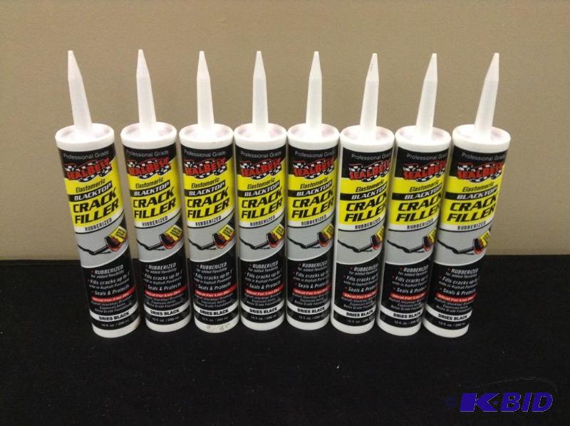 lot 36 image: 8 Tubes of SealBest Professional Grade Blacktop Crack Filler