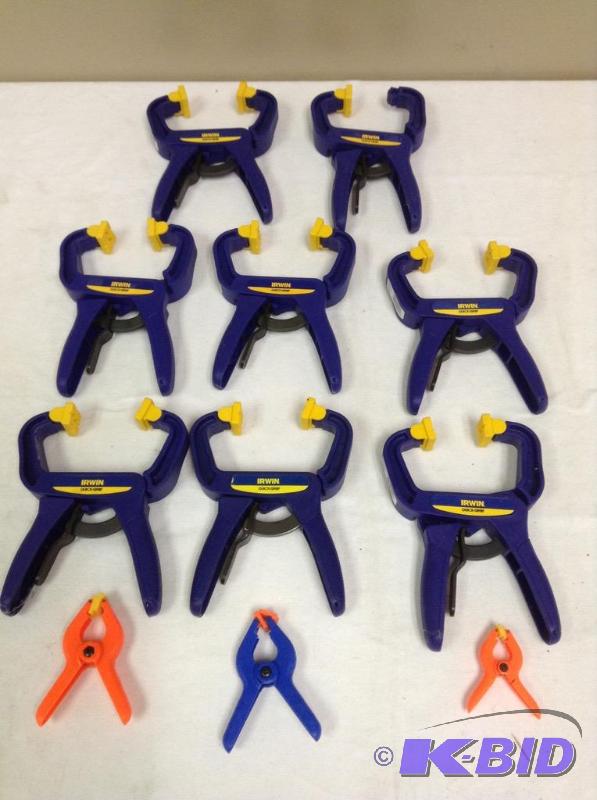 lot 39 image: Irwin Quick Grip Clamps