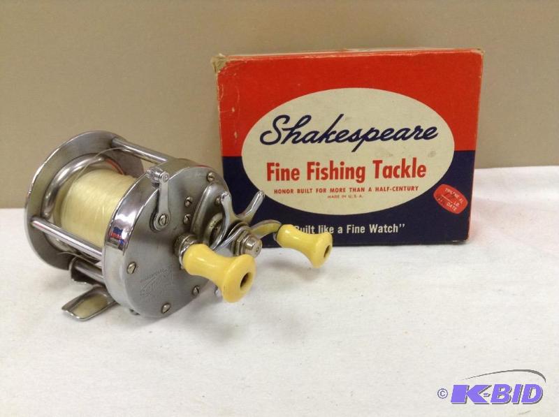 Vintage Shakespeare 1944 FE Fishing Reel, Prior Lake Estate Number Two  With Vintage Fishing, Tools, Gardening and Much More