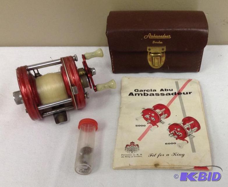 lot 61 image: Garcia Abu Ambassadeur Fishing Reel