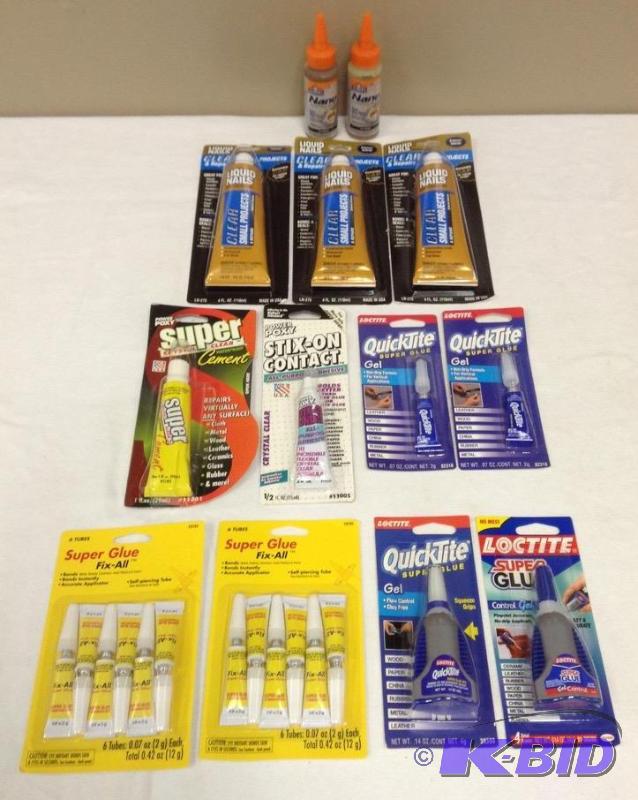 lot 7 image: Lot of Adhesive Glues