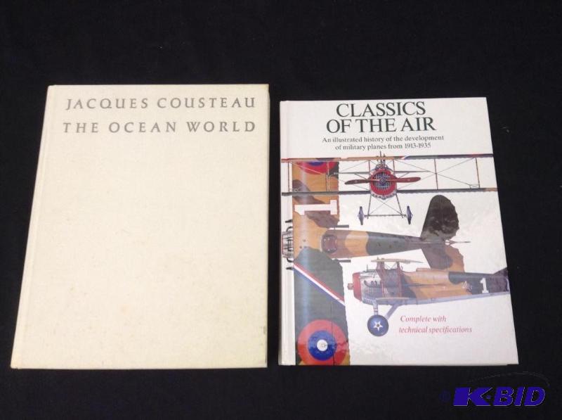 lot 8 image: 2 Coffee Table Books - Classics Of Air & The Ocean World