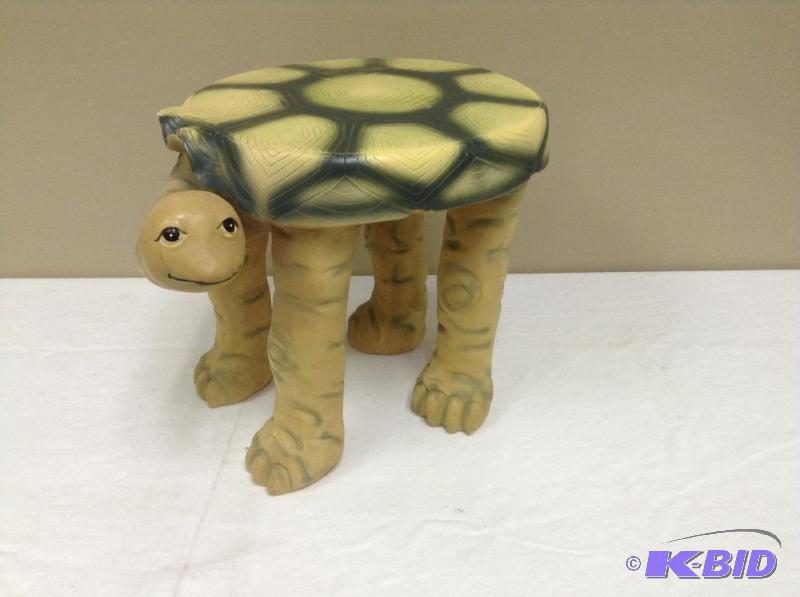 lot 93 image: Garden Turtle Plant Stand or Seat