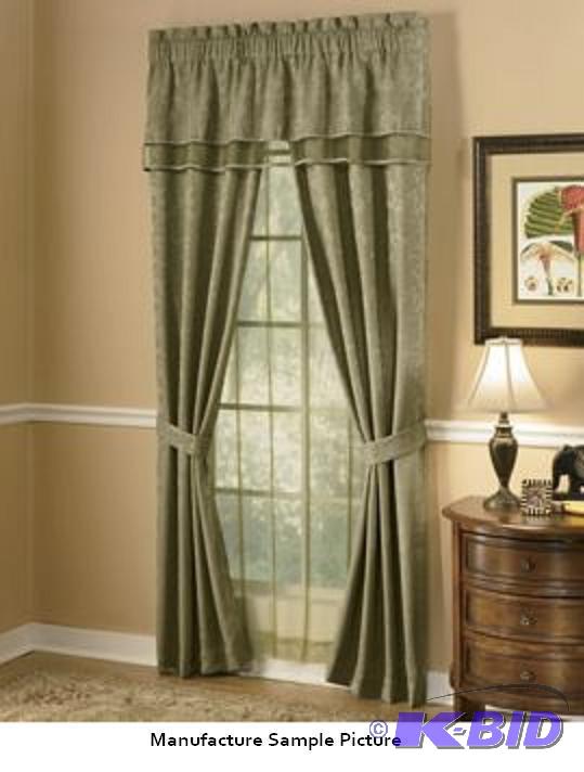 lot 148 image: Vera Curtains - 54" x 63" - Two pan...