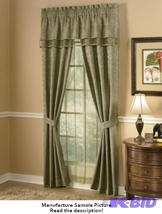 lot 150 image: Vera Curtains - 54" x 63" - Two pan...