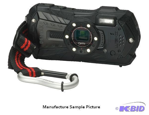 lot 155 image: Pentax Optio WG-2 - Black - Shockproof design...
