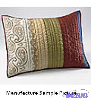 lot 163 image: Pair of Kodi Pillow Shams -&nbspPieced sham ...