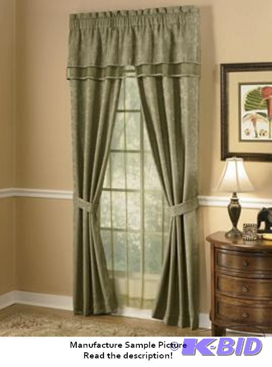 lot 169 image: Vera Curtains - 54" x 63" - Two pan...