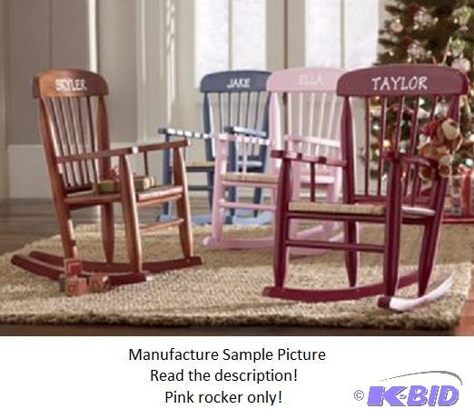 lot 29 image: Childs Rocker - Pink -&nbspThis childs roc...