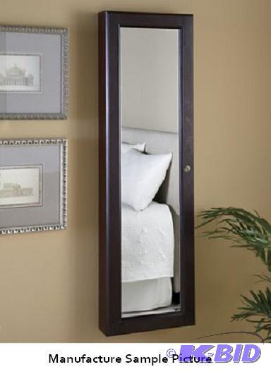 lot 37 image: Wall Mount Jewelry Armoire -&nbspSleek, low ...