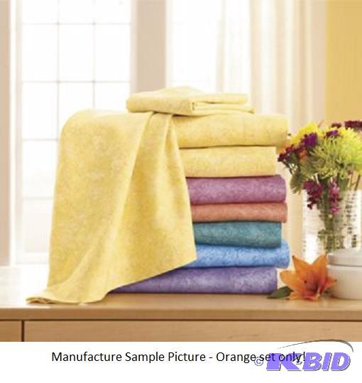 lot 40 image: Orange Sheet Set - Full -&nbspFreshen your h...