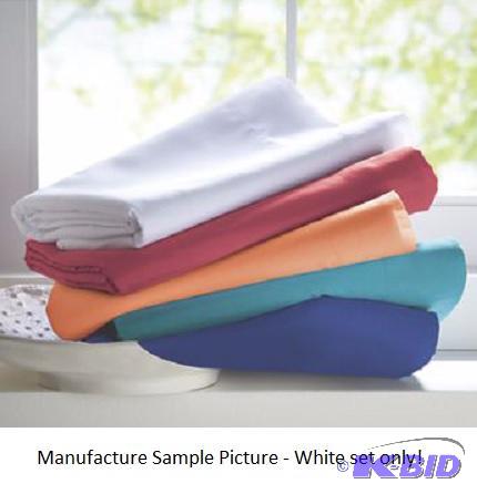 lot 48 image: White Sheet Set - Queen - Soft and Elegant -&...