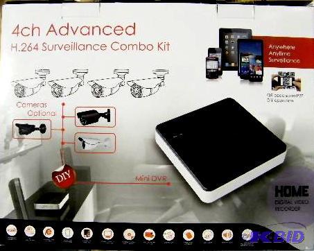 lot 51 image: 4ch Advanced Surveillance System - H.264 Surv...