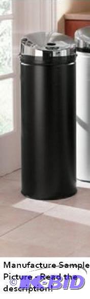 lot 62 image: Automatic Lift Trash Bin - Black - With a sim...