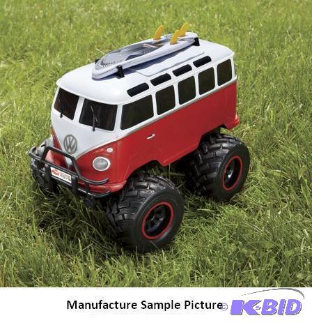 lot 65 image: RC Wheely Bus - Red - Surfs up and its time...