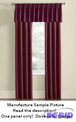 lot 78 image: Thermal Pinch Pleat Patio Curtain Panel (one ...
