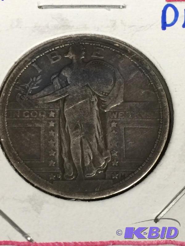 Lot 31- 1917-D Type 1 Standing Liberty Quarter Better Date