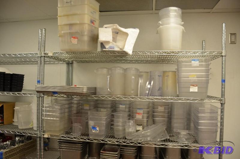 lot 103 image: Lot of Plastic Containers - various sizes. 9 ...