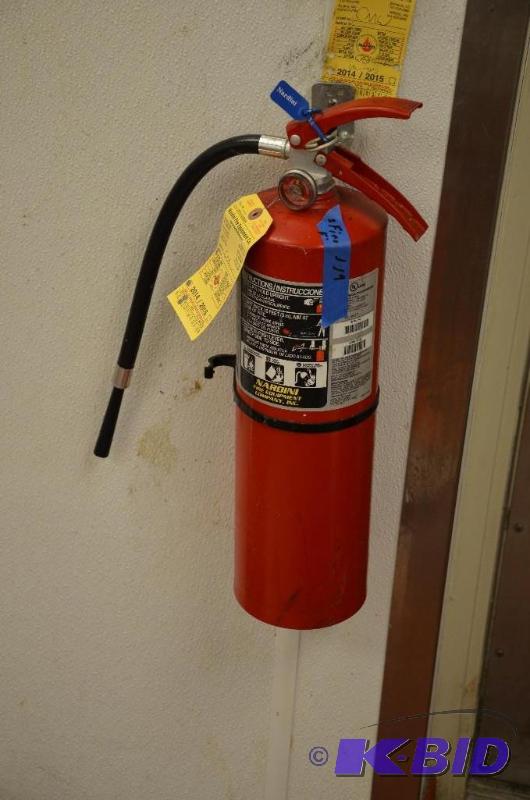 lot 119 image: 1 Red NARDIN Fire Extinguisher...