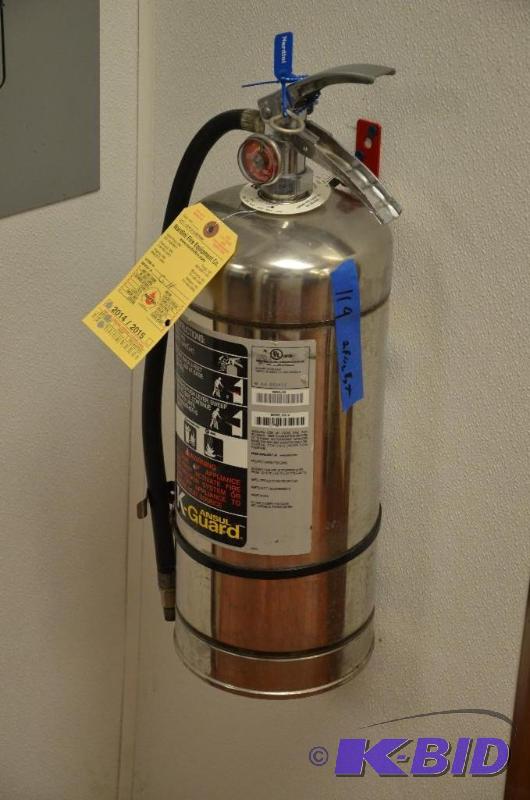 lot 119A image: 1 Chrome K-Guard (ansul) Fire Extinguisher...