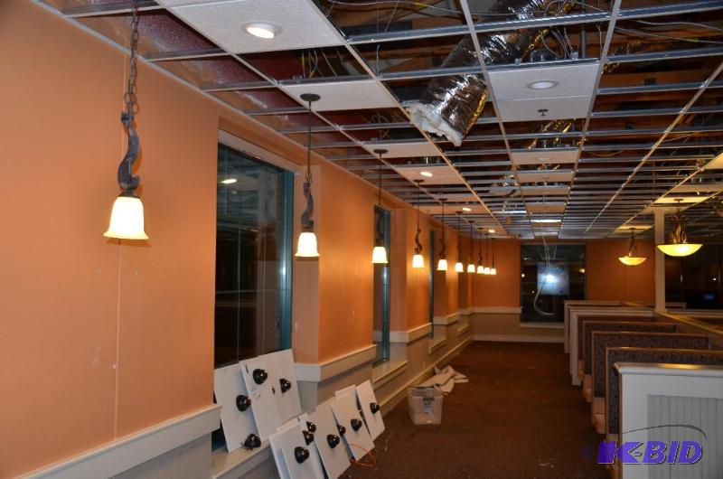 lot 129 image: Hanging Light Fixtures Please bring your own ...