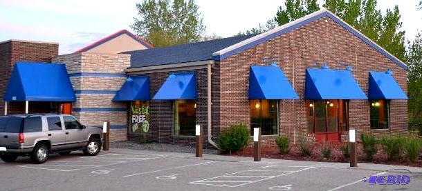lot 134 image: Exterior Portico Entrance Awning (as pictured...