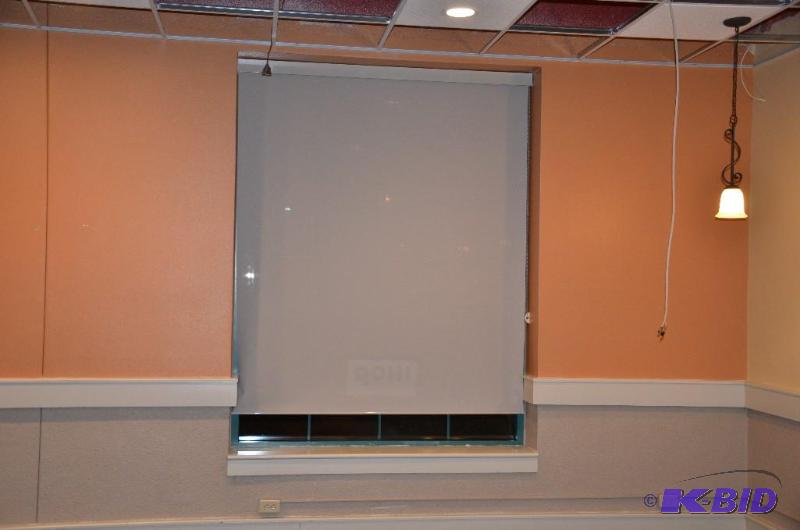 lot 156 image: Roll-A-Shade Pull down window shade. Size is ...