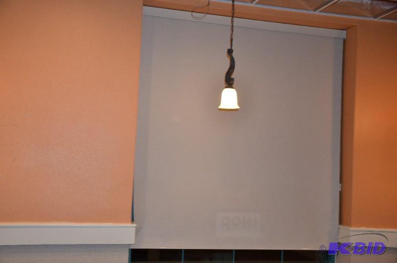 lot 159 image: Roll-A-Shade Pull down window shade. Size is ...