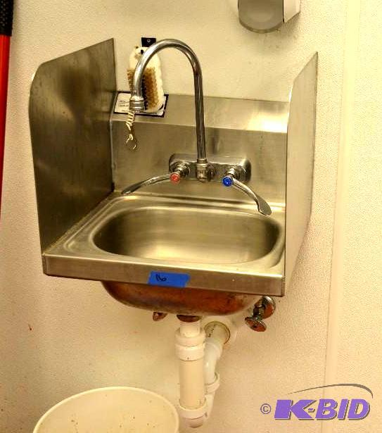 lot 16 image: Krowne Model HS-2 NSF Stainless steel hand&nb...