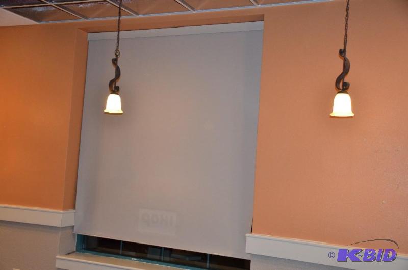 lot 160 image: Roll-A-Shade Pull down window shade. Size is ...