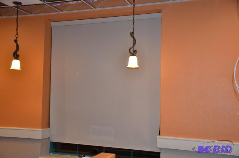 lot 161 image: Roll-A-Shade Pull down window shade. Size is ...