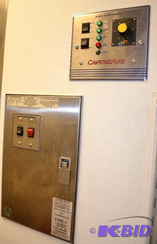 lot 169 image: CaptiveAire&nbspControl Panes for Cooking Ho...