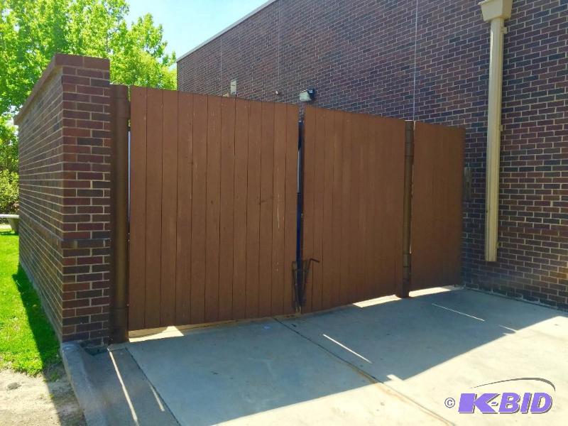 lot 201 image: Outdoor Storage area commercial swinging gate...