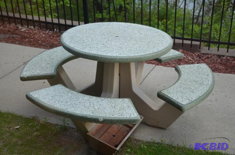 lot 21 image: One Green Wausau Tile&nbspConcrete Picnic Ta...