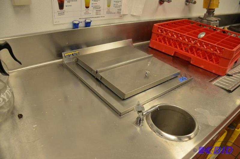 lot 25 image: Silver King Ice Cream Dipping Cabinet with re...