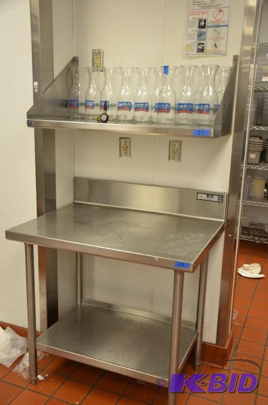 lot 28 image: Stainless Steel Shelving unit by RSI NSF cert...