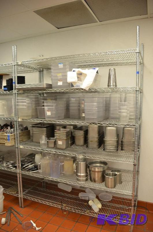 lot 39 image: Focus 6 Shelf Wire Shelving Unit. &nbspNSF C...