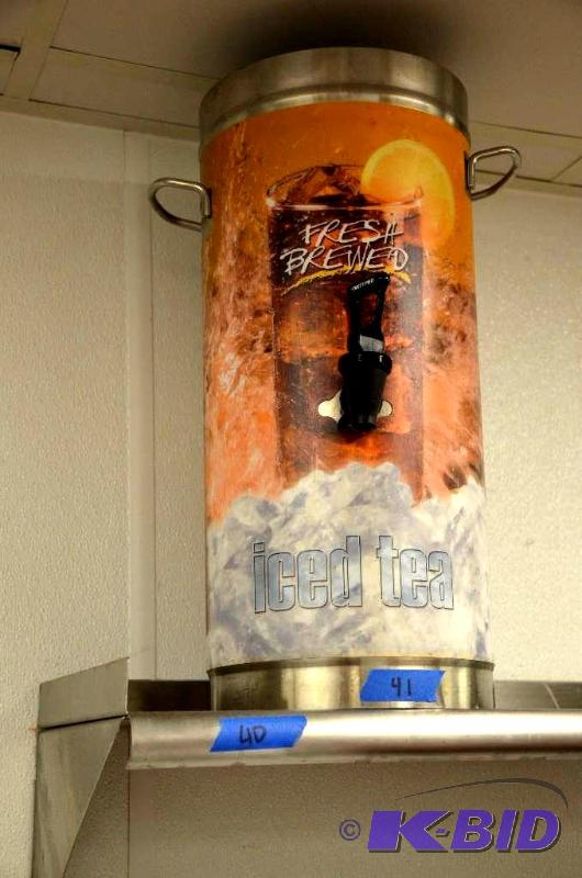 lot 41 image: Fresh Brewed Iced Tea Dispenser. Approx ...